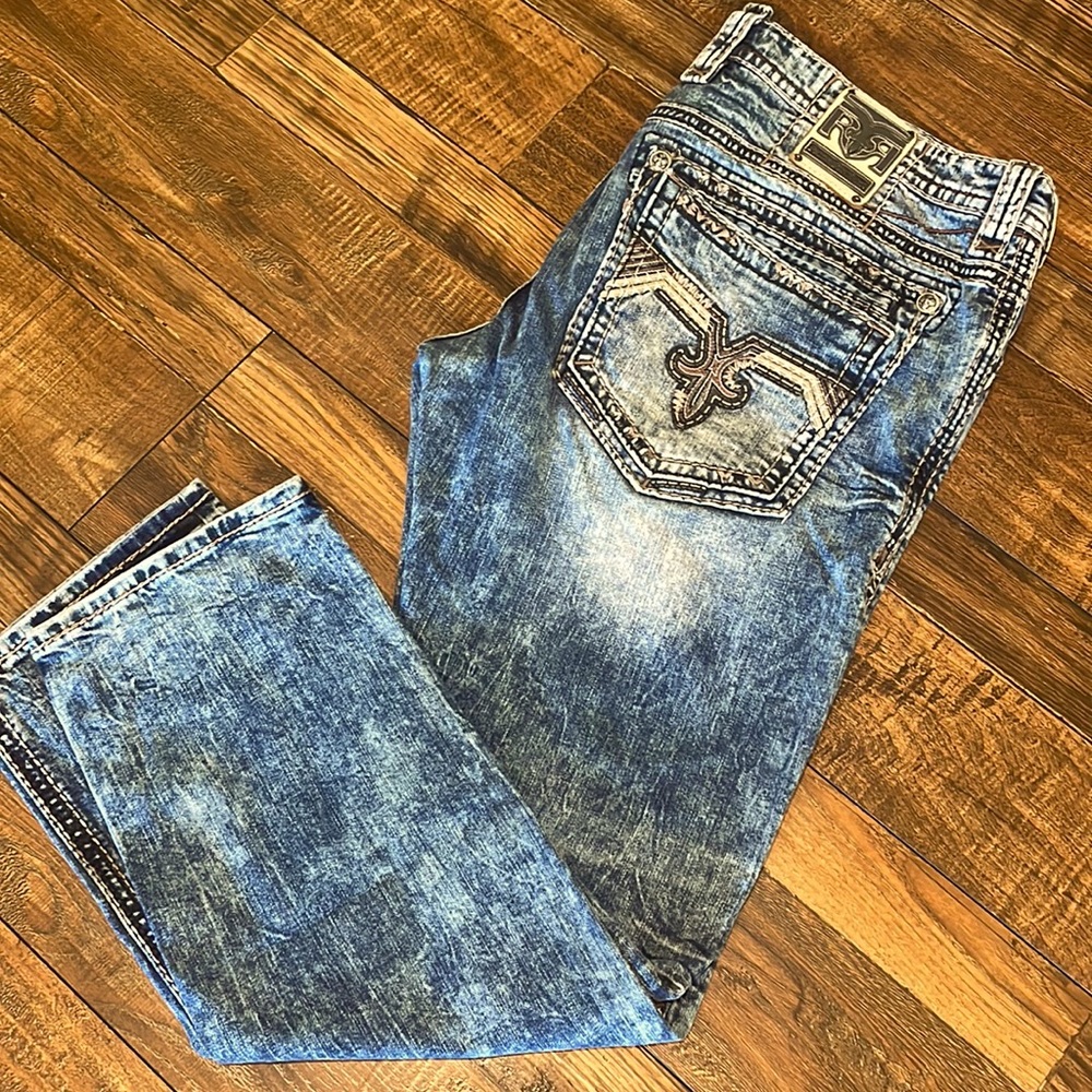 Rock Revival Jeans size 42 wales slim straight